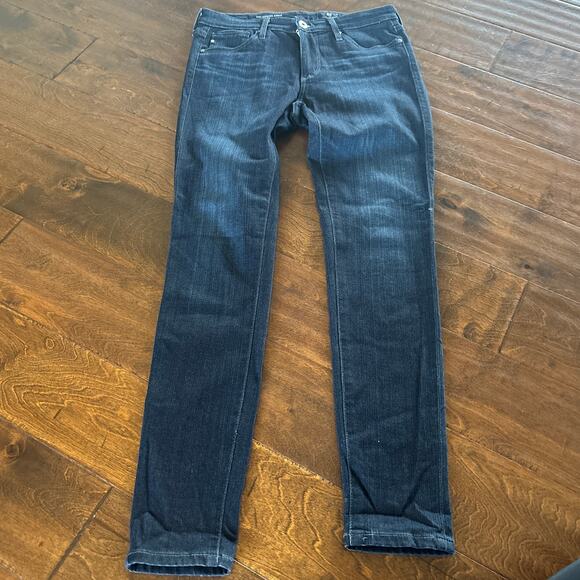 AG Adriano Goldschmied The Legging Ankle Super Skinny Dark Wash Jeans Size 26 - Picture 3 of 9